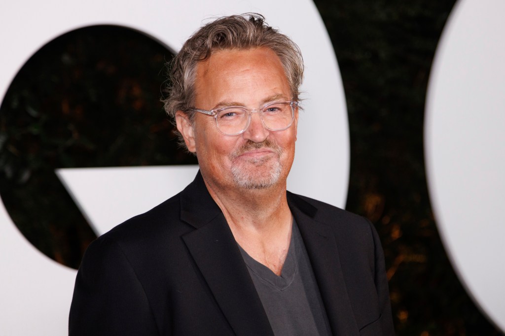 Matthew Perry arrives at the GQ Men of the Year Party on Thursday, Nov.17, 2022, 