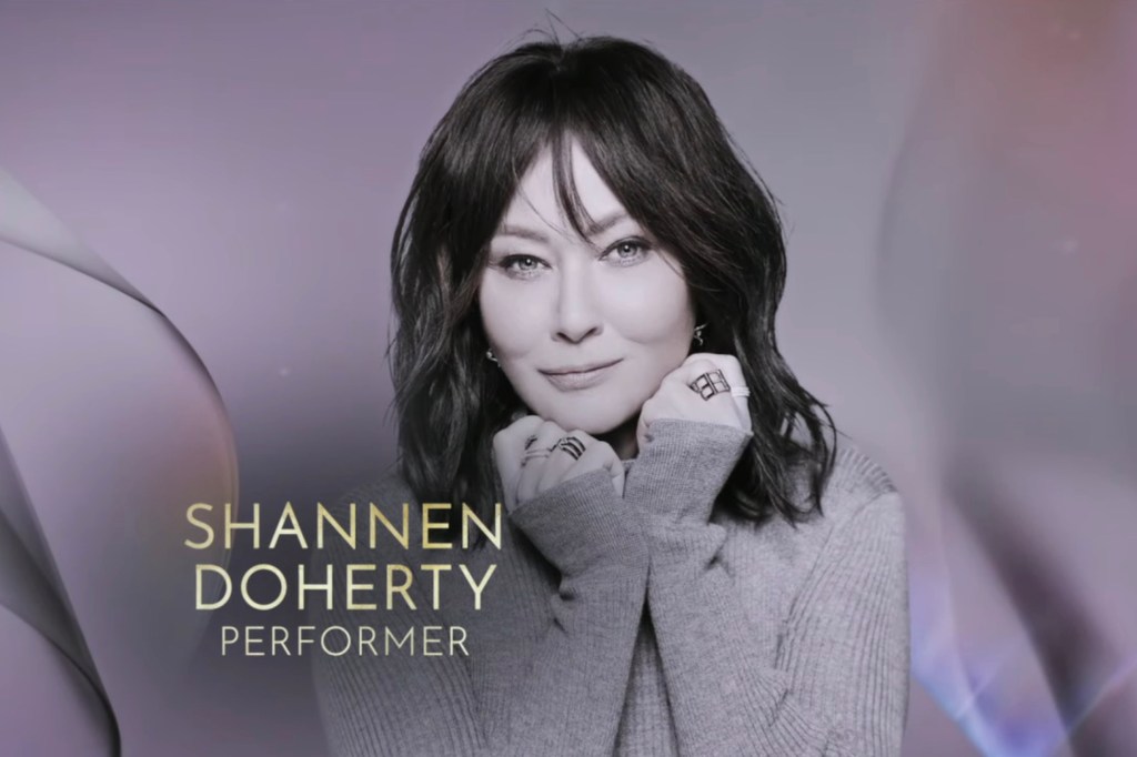 Shannen Doherty in the Emmys 2024 In Memoriam. 