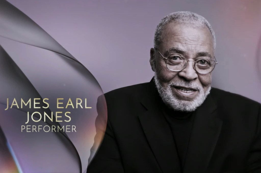 James Earl Jones in the Emmys 2024 tribute. 