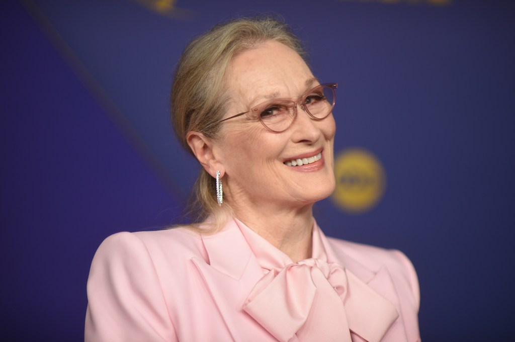 Meryl Streep arrives at the 76th Primetime Emmy Awards on Sunday, Sept. 15, 2024